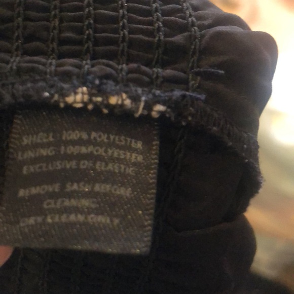 Cute White House Black Market Black/White/Red Print Mini Skirt - Picture 7 of 7